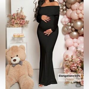 SHEIN Black Maternity Dress size Small